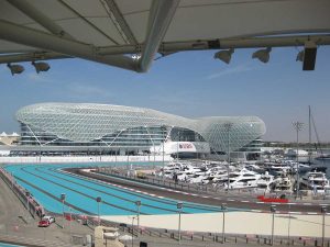 marina grandstand centre view